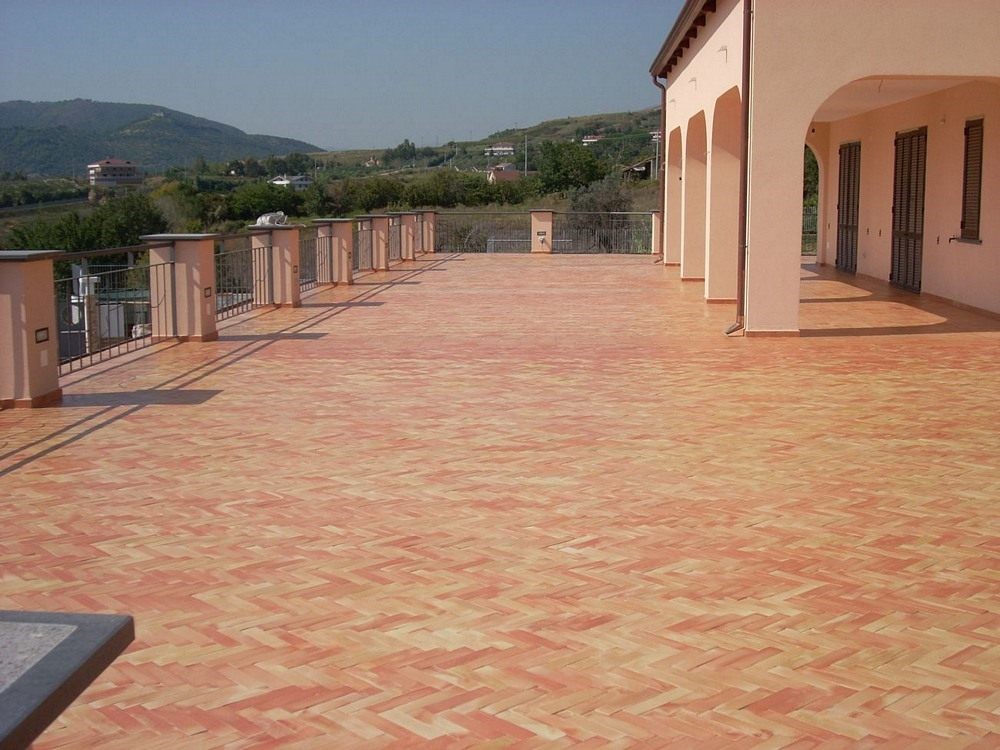 listello in cotto 6x25