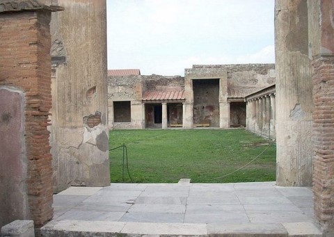 Tegole e coppi Pompei scavi