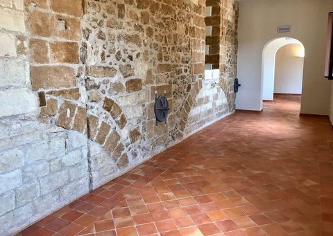 pavimento cotto sede soprintendenza di Taranto