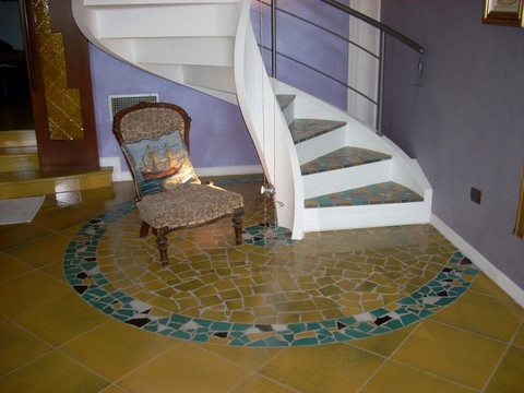 Pietra lavica smaltata